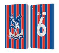 Head Case Designs Licenza Ufficiale Crystal Palace FC Marc Guéhi 2025/26 Giocatori Home Kit Custodia Portafoglio in Pelle Compatibile con Apple iPad 10.2 2019/2020/2021