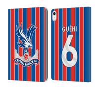 Head Case Designs Licenza Ufficiale Crystal Palace FC Marc Guéhi 2025/26 Giocatori Home Kit Custodia Portafoglio in Pelle Compatibile con Apple iPad 10.9 2022/2025