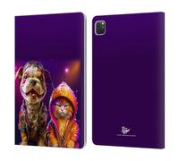 Head Case Designs Licenza Ufficiale D.S. Valori Amici Dell'Hip Hop Kitty E Cucciolo Custodia Portafoglio in Pelle Compatibile con Apple iPad PRO 11 2020/2021 / 2022