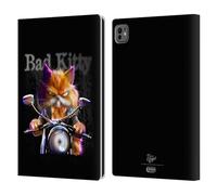 Head Case Designs Licenza Ufficiale D.S. Valori Cattivo Gattino Kitty E Cucciolo Custodia Portafoglio in Pelle Compatibile con Apple iPad PRO 11 M4 2024