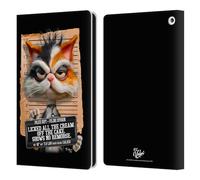 Head Case Designs Licenza Ufficiale D.S. Valori Kitty Ha Leccato La Crema Kitty E Cucciolo Custodia Portafoglio in Pelle Compatibile con Fire HD 8/Fire HD 8 Plus 2020