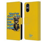 Head Case Designs Licenza Ufficiale D.S. Valori You've Cat To Be Kitten Me Kitty E Cucciolo Custodia Portafoglio in Pelle Compatibile con Sony Xperia 5 V 5G