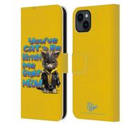 Head Case Designs Licenza Ufficiale D.S. Valori You've Cat To Be Kitten Me Kitty E Cucciolo Custodia Portafoglio in Pelle Compatibile con Apple iPhone 15 Plus
