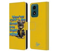 Head Case Designs Licenza Ufficiale D.S. Valori You've Cat To Be Kitten Me Kitty E Cucciolo Custodia Portafoglio in Pelle Compatibile con Motorola Moto G04/G04s/G24 4G