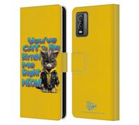 Head Case Designs Licenza Ufficiale D.S. Valori You've Cat To Be Kitten Me Kitty E Cucciolo Custodia Portafoglio in Pelle Compatibile con Nokia C210