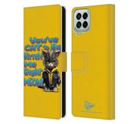 Head Case Designs Licenza Ufficiale D.S. Valori You've Cat To Be Kitten Me Kitty E Cucciolo Custodia Portafoglio in Pelle Compatibile con Samsung Galaxy M53 (2022)
