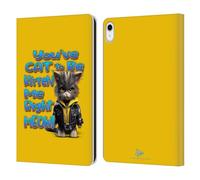 Head Case Designs Licenza Ufficiale D.S. Valori You've Cat To Be Kitten Me Kitty E Cucciolo Custodia Portafoglio in Pelle Compatibile con Apple iPad 10.9 2022/2025