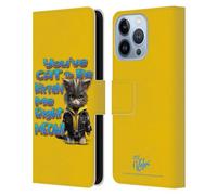 Head Case Designs Licenza Ufficiale D.S. Valori You've Cat To Be Kitten Me Kitty E Cucciolo Custodia Portafoglio in Pelle Compatibile con Apple iPhone 13 PRO