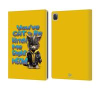Head Case Designs Licenza Ufficiale D.S. Valori You've Cat To Be Kitten Me Kitty E Cucciolo Custodia Portafoglio in Pelle Compatibile con Apple iPad PRO 12.9 2020/2021/2022
