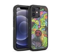 Head Case Designs Licenza Ufficiale Dean Russo Amy Cani 3 Custodia Antiurto Ultra Blindata compatibile con Apple iPhone 12 / iPhone 12 Pro