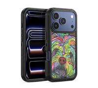 Head Case Designs Licenza Ufficiale Dean Russo Amy Cani 3 Custodia Antiurto Ultra Blindata compatibile con Apple iPhone 17 Pro