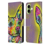 Head Case Designs Licenza Ufficiale Dean Russo Ascoltando Cani 3 Custodia Portafoglio in Pelle Compatibile con Apple iPhone 17