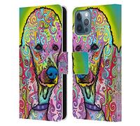 Head Case Designs Licenza Ufficiale Dean Russo Barboncino Cani 3 Custodia Portafoglio in Pelle Compatibile con Apple iPhone 12 / iPhone 12 PRO