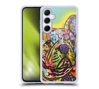 Head Case Designs Licenza Ufficiale Dean Russo French Bulldog Cani Custodia in Gel [Protezione di Grado Militare] Compatibile con Samsung Galaxy A55 5G