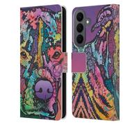 Head Case Designs Licenza Ufficiale Dean Russo Jethro Cani 3 Custodia Portafoglio in Pelle Compatibile con Samsung Galaxy S26 Plus