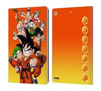 Head Case Designs Licenza Ufficiale Dragon Ball Gruppo Personaggi Custodia Portafoglio in Pelle Compatibile con Apple iPad 10.2 2019/2020/2021