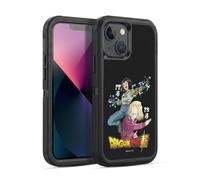 Head Case Designs Licenza Ufficiale Dragon Ball Super Android 17 E 18 Universe Survival Characters Custodia Antiurto Ultra Blindata Compatibile con Apple iPhone 13