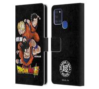 Head Case Designs Licenza Ufficiale Dragon Ball Super Gohan Universe Survival Characters Custodia Portafoglio in Pelle Compatibile con Samsung Galaxy A21s (2020)