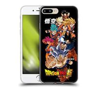 Head Case Designs Licenza Ufficiale Dragon Ball Super Goku Universe Survival Characters Custodia Cover in Morbido Gel Compatibile con Apple iPhone 7 Plus/iPhone 8 Plus