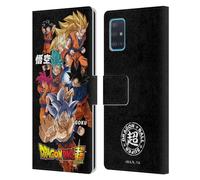 Head Case Designs Licenza Ufficiale Dragon Ball Super Goku Universe Survival Characters Custodia Portafoglio in Pelle Compatibile con Samsung Galaxy A51 (2019)