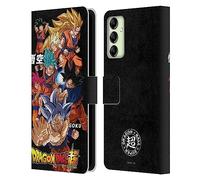 Head Case Designs Licenza Ufficiale Dragon Ball Super Goku Universe Survival Characters Custodia Portafoglio in Pelle Compatibile con Samsung Galaxy A14 5G