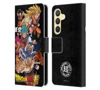 Head Case Designs Licenza Ufficiale Dragon Ball Super Goku Universe Survival Characters Custodia Portafoglio in Pelle Compatibile con Samsung Galaxy S24 5G