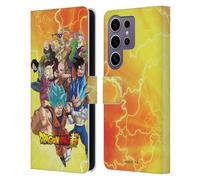 Head Case Designs Licenza Ufficiale Dragon Ball Super Gruppo Universo 7 Universe Survival Arc Custodia Portafoglio in Pelle Compatibile con Samsung Galaxy S25 Ultra