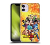 Head Case Designs Licenza Ufficiale Dragon Ball Super Gruppo Universo 7 Universe Survival Arc Custodia in Gel [Protezione di Grado Militare] Compatibile con Apple iPhone 11