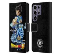 Head Case Designs Licenza Ufficiale Dragon Ball Super Vegeta Universe Survival Characters Custodia Portafoglio in Pelle Compatibile con Samsung Galaxy S25 Ultra
