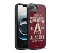 Head Case Designs Licenza Ufficiale EA Bioware Mass Effect Combattimenti Interplanetari 3 Badges E Logos Cover in Gel Rinforzata [Grado Militare] Compatibile con Apple iPhone 16e / iPhone 17e