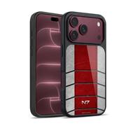 Head Case Designs Licenza Ufficiale EA Bioware Mass Effect N7 Logo Amor Grafiche Cover in gel rinforzata [Protezione di Grado Militare] Compatibile con Apple iPhone 18 Pro