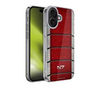 Head Case Designs Licenza Ufficiale EA Bioware Mass Effect N7 Logo Amor Grafiche Custodia in Gel [Protezione di Grado Militare] Compatibile con Apple iPhone 17