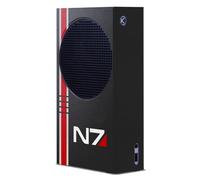 Head Case Designs Licenza Ufficiale EA Bioware Mass Effect N7 Logo Grafiche Console Da Gioco Wrap Compatibile con Xbox Series S Console