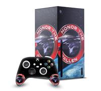 Head Case Designs Licenza Ufficiale EA Bioware Mass Effect Normandy SR1 Grafiche Pacchetto Console Da Gioco Wrap E Pelle Per Controller Compatibile con Xbox Series X