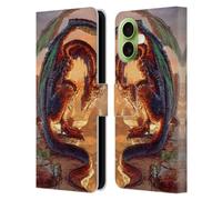 Head Case Designs Licenza Ufficiale Ed Beard Jr Coraggio Smarrito Serie Mitica Custodia Portafoglio in Pelle Compatibile con Apple iPhone 17