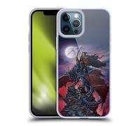 Head Case Designs Licenza Ufficiale Ed Beard Jr Falciatrice Draghi Custodia in Gel [Protezione di Grado Militare] Compatibile con Apple iPhone 12 PRO Max E Compatibile con MagSafe