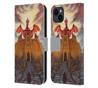 Head Case Designs Licenza Ufficiale Ed Beard Jr Il Magico Castello del Lord Amicizia tra Draghi Custodia Portafoglio in Pelle Compatibile con Apple iPhone 15 Plus