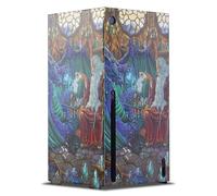 Head Case Designs Licenza Ufficiale Ed Beard Jr L'amicizia del mago Draghi Console Da Gioco Wrap Compatibile con Xbox Series X