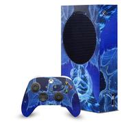 Head Case Designs Licenza Ufficiale Ed Beard Jr Spirito Invernale Draghi Pacchetto Console Da Gioco Wrap E Pelle Per Controller Compatibile con Xbox Series S