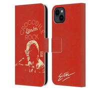 Head Case Designs Licenza Ufficiale Elton John Crocodile Rock Single Opera d'Arte Custodia Portafoglio in Pelle Compatibile con Apple iPhone 15 Plus