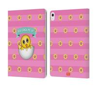 Head Case Designs Licenza Ufficiale Emoji® Crack Me Up Pasqua Custodia Portafoglio in Pelle Compatibile con Apple iPad Air 13 2024/2025