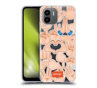 Head Case Designs Licenza Ufficiale emoji® Gesti Con Le Mani Collezione Selvaggia Custodia Cover in Morbido Gel Compatibile con Xiaomi Redmi A2
