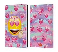 Head Case Designs Licenza Ufficiale Emoji® Innamorato Smileys Custodia Portafoglio in Pelle Compatibile con Apple iPad Air 2 (2014)