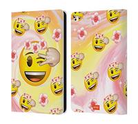 Head Case Designs Licenza Ufficiale Emoji® Occhiolino Smileys Custodia Portafoglio in Pelle Compatibile con Apple iPad Air 2 (2014)
