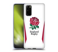 Head Case Designs Licenza Ufficiale England Rugby Union Home 2025/26 Kit Stemma Custodia in Gel [Protezione di Grado Militare] Compatibile con Samsung Galaxy S20 / S20 5G