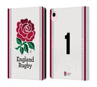Head Case Designs Licenza Ufficiale England Rugby Union Posizione 1 2023/24 Giocatori Home Kit Custodia Portafoglio in Pelle Compatibile con Apple iPad Mini (2021/2024)