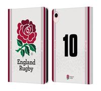 Head Case Designs Licenza Ufficiale England Rugby Union Posizione 10 2023/24 Giocatori Home Kit Custodia Portafoglio in Pelle Compatibile con Apple iPad Mini (2021/2024)