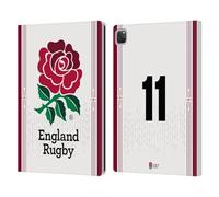 Head Case Designs Licenza Ufficiale England Rugby Union Posizione 11 2023/24 Giocatori Home Kit Custodia Portafoglio in Pelle Compatibile con Apple iPad PRO 12.9 2020/2021/2022