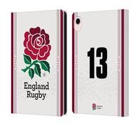 Head Case Designs Licenza Ufficiale England Rugby Union Posizione 13 2023/24 Giocatori Home Kit Custodia Portafoglio in Pelle Compatibile con Apple iPad Mini (2021/2024)
