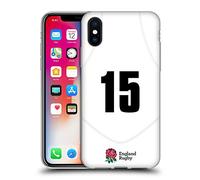 Head Case Designs Licenza Ufficiale England Rugby Union Posizione 15 2020/21 Giocatori Home Kit Custodia in Gel [Protezione di Grado Militare] Compatibile con Apple iPhone X/iPhone XS